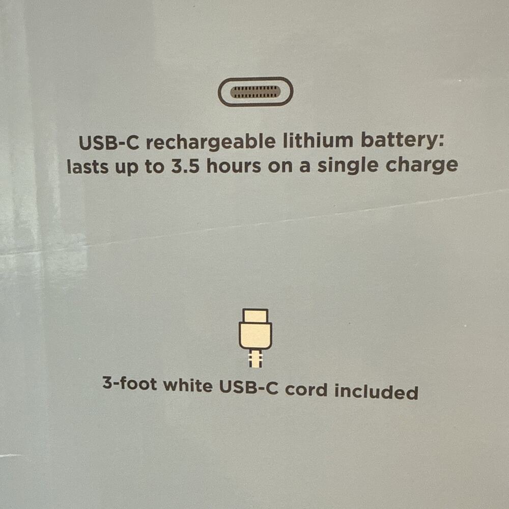Conair Halo LED Rechargeable Double Sided Mirror 10x Magnification And Light new - Picture 5 of 6
